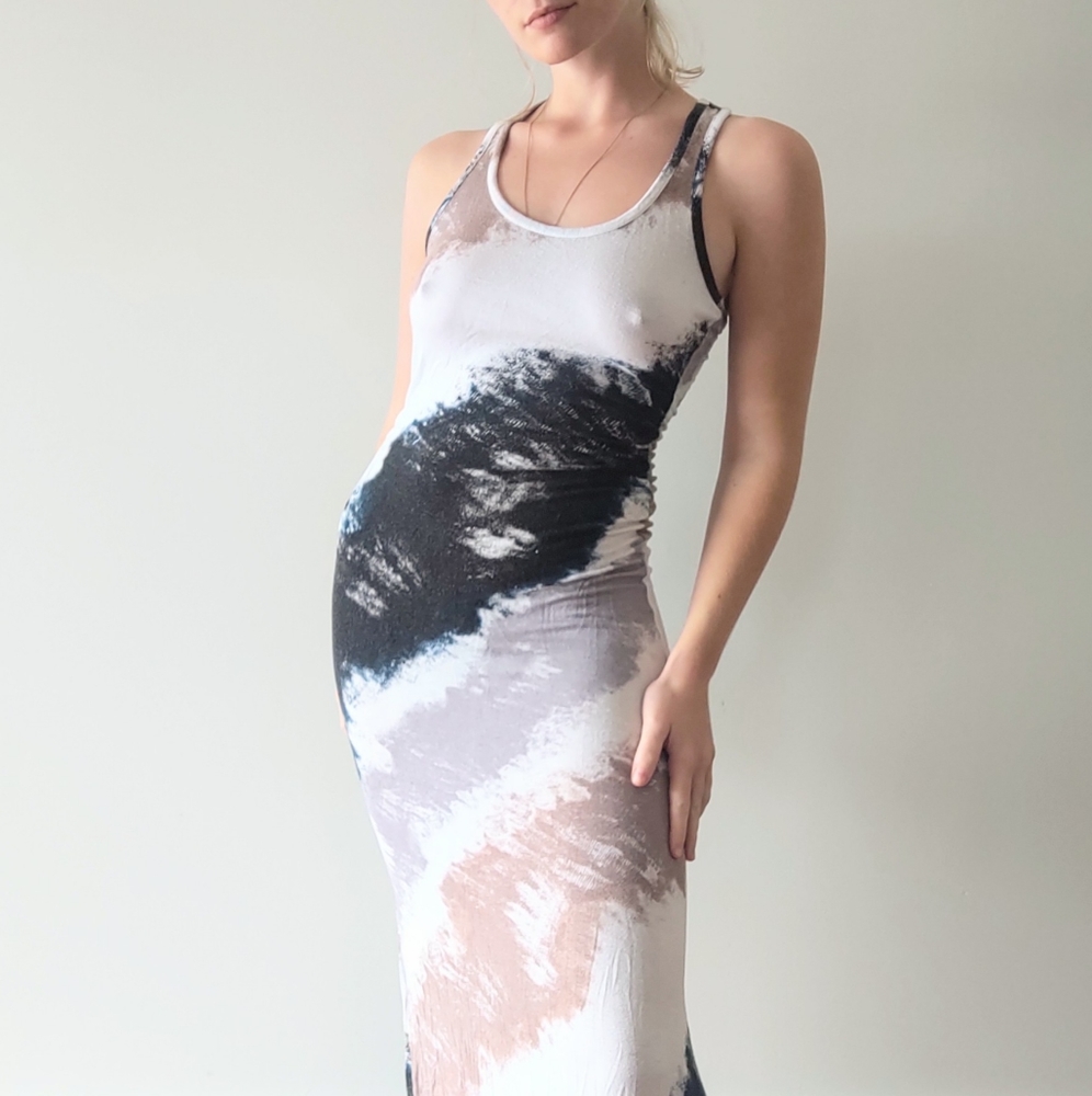 Maxi tie dye dress